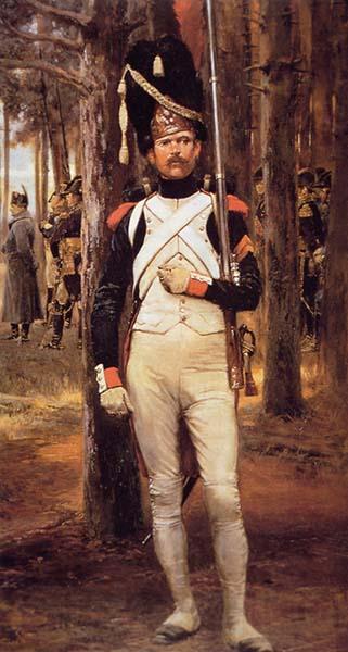 Edouard Detaille Grenadier of the Old Guard Spain oil painting art
